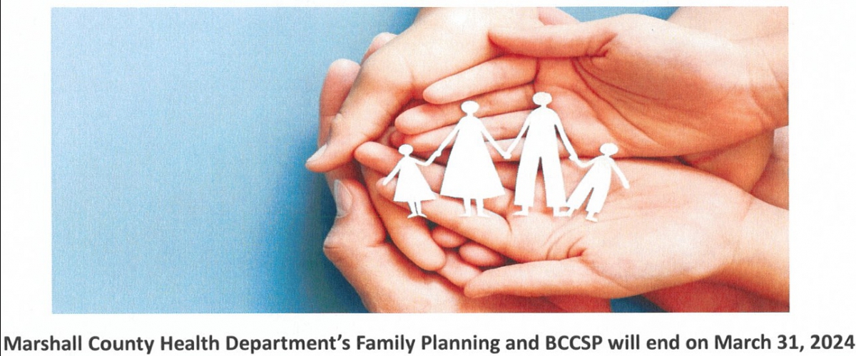 Marshall County Family Planning and Breast and Cervical Cancer Screening Program  Banner Image